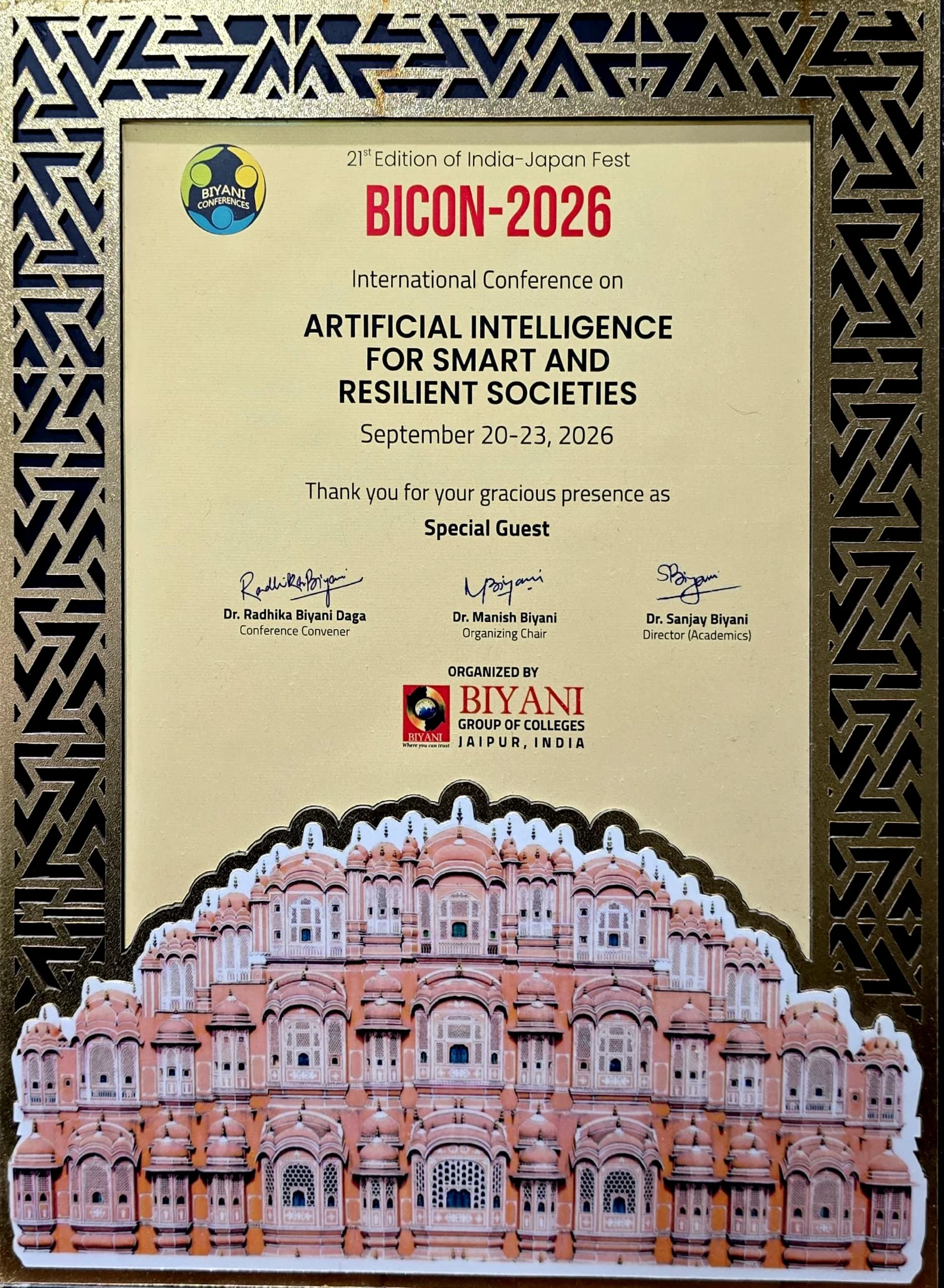 Bicon 2026 - The 21st INDIA- JAPAN Fest